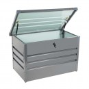 Coffre de rangement métallique - 1000 x 610 x 620 mm - anthracite - Bricozor 2.jpeg ZIPPER