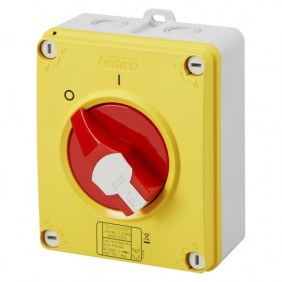 Interrupteur-sectionneur rotatif pour coupure d'urgence - 32A - 2P ou 3P GEWISS