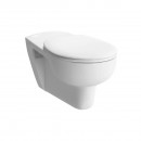 Cuvette WC suspendue PMR sans bride avec abattant - Conforma VITRA