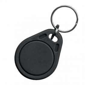 Badge porte-clés RFID MIFARE® Classic® 4K EV1 NXP - noir ISEO