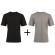 Pack 2 t-shirts de travail noir et gris Racing - XXL