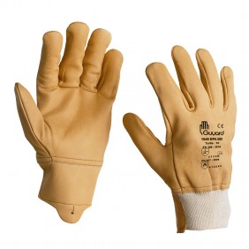 Gants de manutention poignets tricot oléohydrofuge -cuir -1549 EPA BEI GUYARD