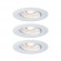 Kit 3 spots encastrés LED - Orientable - Blanc - Nova Mini Coin