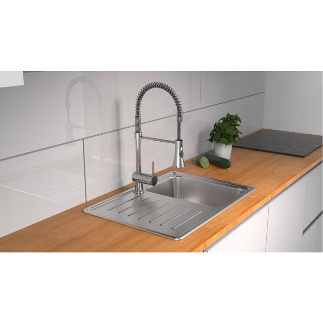 Mitigeur monocommade cuisine - avec ressort en spirale - chromé - Cornwall 2.jpeg SCHÜTTE