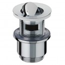 Bonde lavabo à clapet en laiton - Hauteur 75mm WIRQUIN PRO