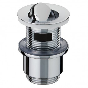 Bonde lavabo à clapet en laiton - Hauteur 75mm WIRQUIN PRO