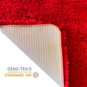Tapis de bain - 80x150cm - Rouge - Microfibre - antidérapant - Highland SPIRELLA