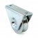 Roue à gorge triangulaire 325 V - support extérieur - roulement à billes