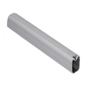 Tube aluminium pour tubes de penderie 30 x 15 - Silk EMUCA