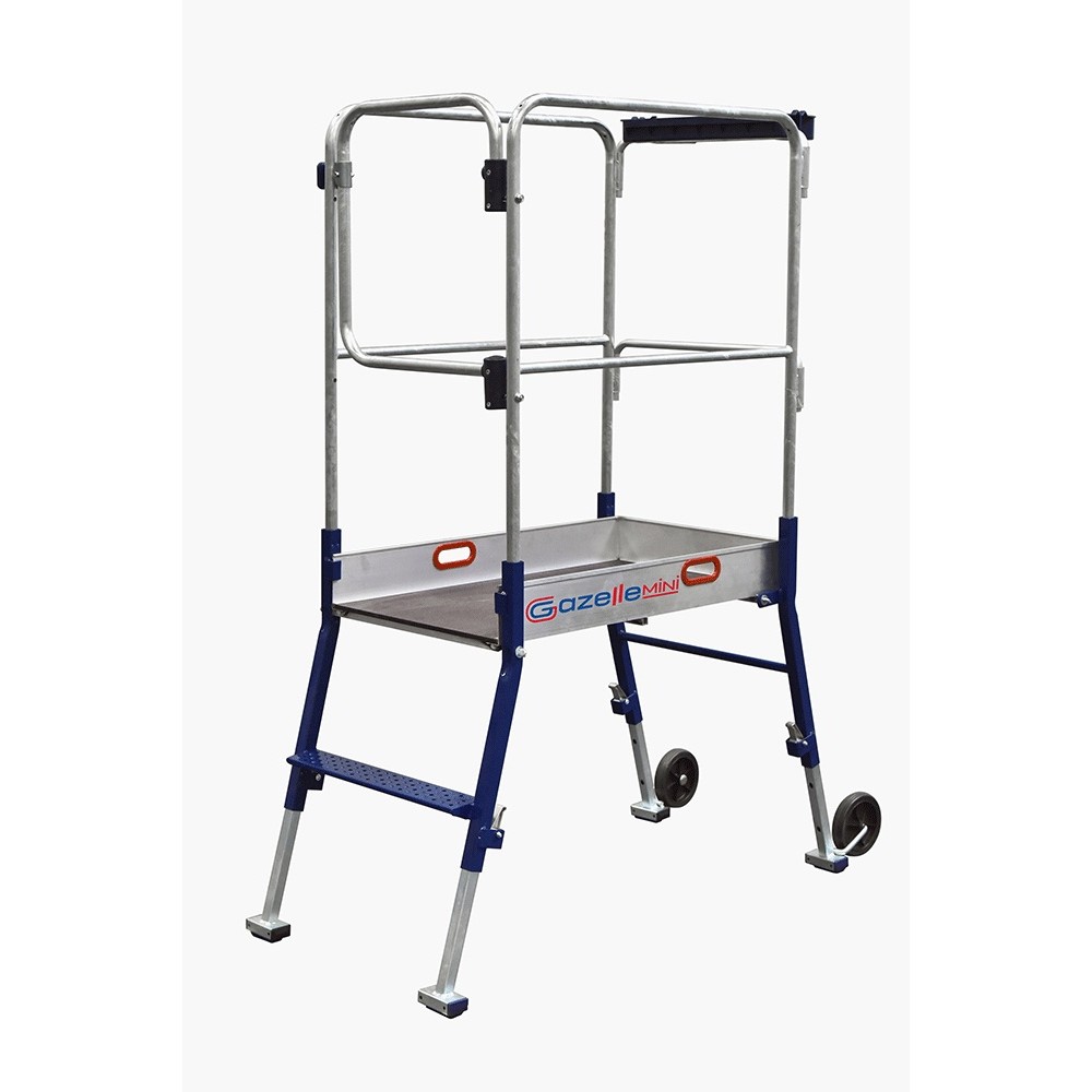 Marchepied Pliable Aluminium - Plateforme Travail Antidérapante - Portée 150kg