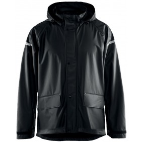 Veste de pluie noire 4301 niveau 1 - coupe-vent et étanche BLAKLADER