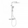 Colonne de douche thermostatique avec tablette verre blanc - Ocean