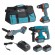 Pack 3 machines perceuse, meuleuse d'angle, perforateur 20V - KS RHAGD 20V