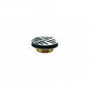 Bonde de lavabo à écoulement libre - grille Ø63 mm - serrage 0/55 mm VALENTIN