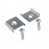 Kit de 10 fixations pour profils LED Izyled