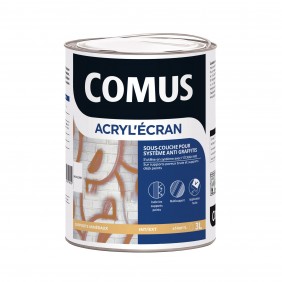 Sous-couche isolante pour support poreux  - 3 litres - Acryl Ecran COMUS