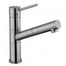 Mitigeur évier avec douchette extractible - Inox PAINI