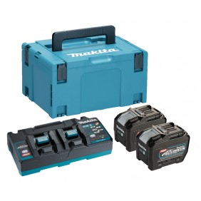 Pack Énergie XGT® 40V Max 8Ah (2 batteries + 1 chargeur) en coffret MAKITA