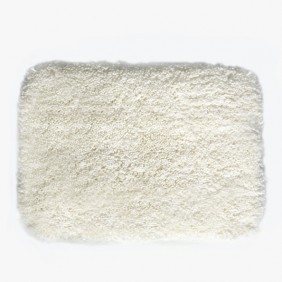 Tapis de bain - 55x65cm - Blanc - Microfibre - antidérapant - Highland SPIRELLA