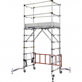 Échafaudage roulant aluminium télescopique Télétower II DUARIB