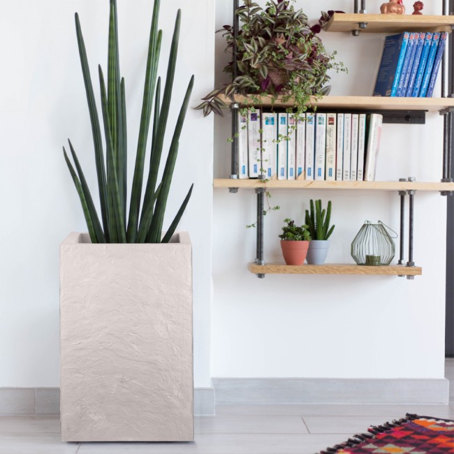 Pot carré haut Volcania'UP - 36 L - hauteur 49,5 cm - 13719 1.jpg EDA PLASTIQUES