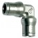 Equerre égale 3602 - tube/tube - laiton nickelé chimique FDA