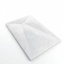 Receveur de douche effet pierre - ardoise blanc mat - Stone 2 AURLANE