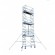 Échafaudage roulant en aluminium - Totem 2 Line 180 - 9,85m de hauteur