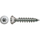 Vis pour pied de poteau inox A2 - 8x50mm - tête fraisée bombée SPAX
