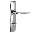 Poignées de porte sur plaques - chromé - Riv Junior VACHETTE