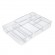 Kit de 8 organisateurs de tiroir en plastique transparent