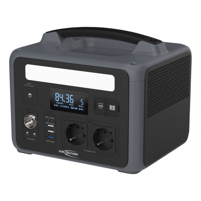 Station électrique portable - 600W - PS600AC - Bricozor 1.jpg ANSMANN