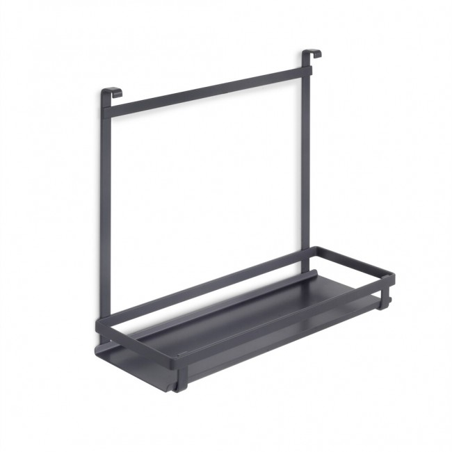 Porte-ustensiles de cuisine à accrocher Titane - acier anthracite EMUCA