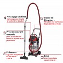 Aspirateur eaux et poussières - 40L - 1150W - classe L - TE-VC 4090 SACL 2.jpeg EINHELL