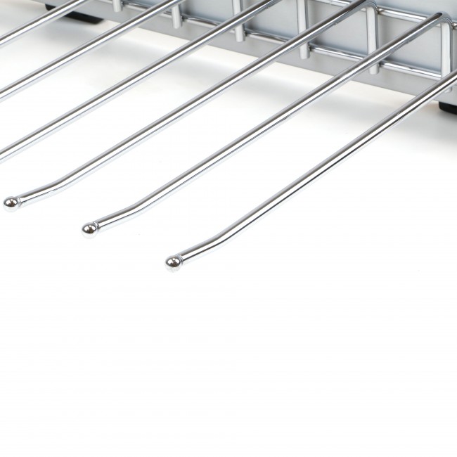 Porte-pantalon - extractible - montage latéral - acier chromé - Self - Bricozor 1.jpeg EMUCA