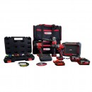 Pack 3 outils 18V + 2 batteries + coffret + accessoires - 515.4731F-A1 KS TOOLS