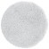 Tapis de bain - 110cm - Blanc - Microfibre - antidérapant - Highland