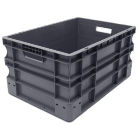 Bac de manutention plein empilable polypropylène norme Europe VISO