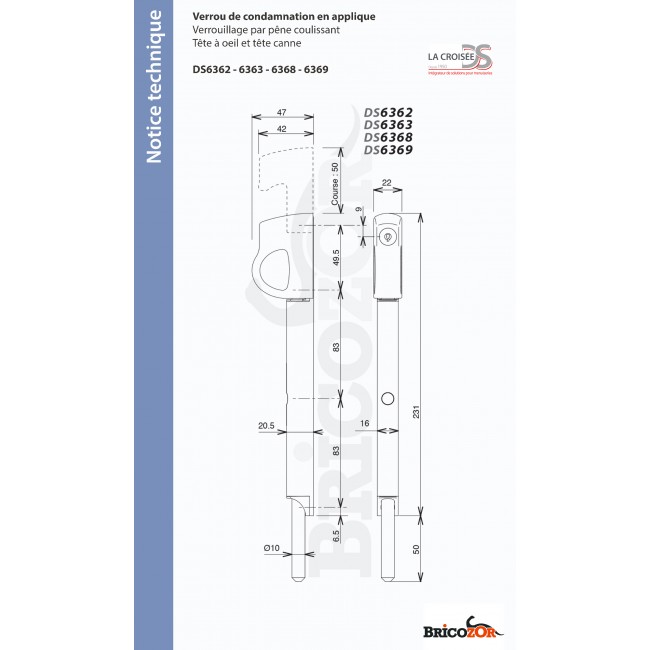 Verrou-DS6362-6363-6368-6369.jpg LA CROISÉE DS