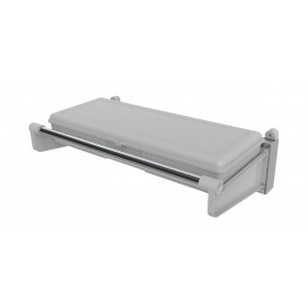 Barre porte-vêtements murale avec coffre de rangement AMBOS