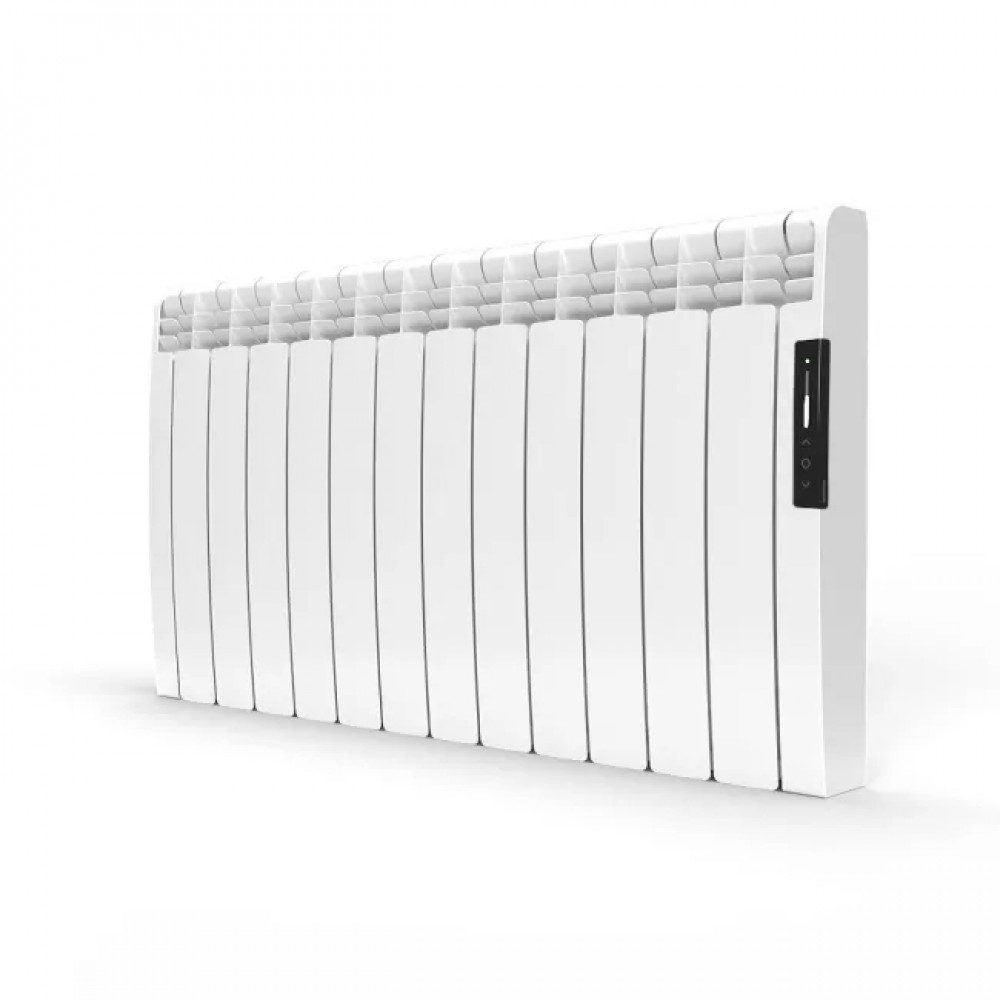 Radiateur électrique à inertie fluide 1800W connecté WiFi - blanc ...
