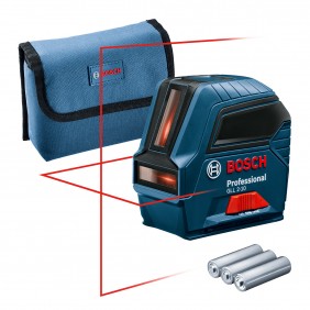 Niveau laser rouge GLL 2-10 - portée 10m + housse de protection - 0601063L00 BOSCH