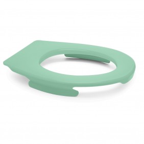 Lunette WC clipsable 100% hygiénique - Vert Amande PAPADO