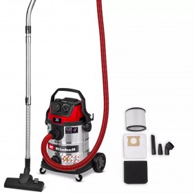 Aspirateur eaux et poussières - 50L - 1300W - classe L - TE-VC 2580 SACL EINHELL