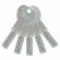 Lot de 5 clés sur numéro de variure AGL 697 - ISR6
