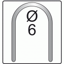 Agrafes ronde T25 ARROW