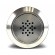 Bouton poussoir de signalisation en acier inoxydable