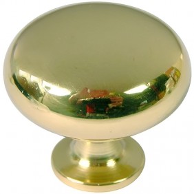 Bouton de meuble Anglais en laiton poli BRICOZOR
