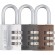 Cadenas à code personnalisable - corps aluminium anodisé - 145