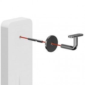 Support mural de main-courante pour tube diamètre 42,4 mm - brossé GR320 Design Production